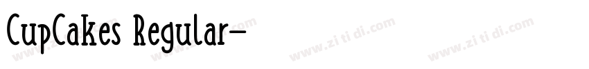 CupCakes Regular字体转换 CupCakes Regular字体转换